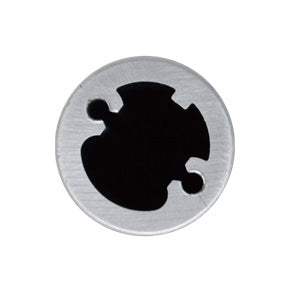 Patlite POLE22-0800AT 22mm Dia, 800mm Aluminum Pole, 2 Nuts, 2 Washers, 2 Screws Included - with Threads, Silver