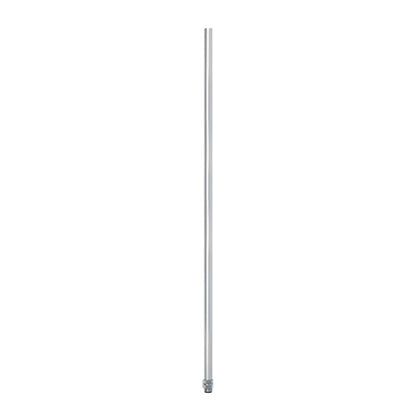 Patlite POLE22-1000AT 22mm Dia, 1000mm Aluminum Pole, 2 Nuts, 2 Washers, 2 Screws Included - with Threads, Silver
