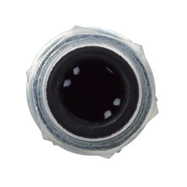 Patlite POLE22-1000AT 22mm Dia, 1000mm Aluminum Pole, 2 Nuts, 2 Washers, 2 Screws Included - with Threads, Silver