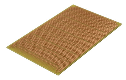BPS Busboard POW3U POWERBOARD-3U with 6-HOLE Strips & Interleaved Power Rails, Single-Sided, 100mm x 160mm (3.9" x 6.3")
