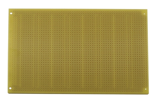 BPS Busboard POW3U POWERBOARD-3U with 6-HOLE Strips & Interleaved Power Rails, Single-Sided, 100mm x 160mm (3.9" x 6.3")