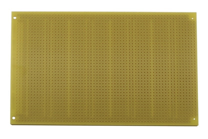 BPS Busboard POW3U POWERBOARD-3U with 6-HOLE Strips & Interleaved Power Rails, Single-Sided, 100mm x 160mm (3.9" x 6.3")