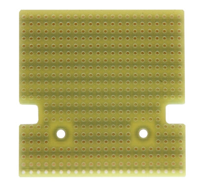 BPS Busboard PR1593K 2-HOLE Strip Protoboard for Hammond 1593k Enclosure, Single-Sided, 58mm x 57mm (2.30" x 2.26")