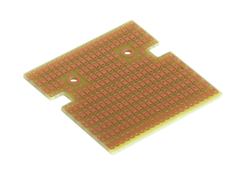 BPS Busboard PR1593K 2-HOLE Strip Protoboard for Hammond 1593k Enclosure, Single-Sided, 58mm x 57mm (2.30" x 2.26")