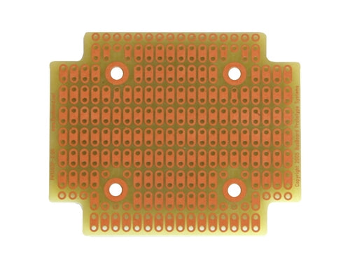 BPS Busboard PR1593P 2-HOLE Strip Protoboard for Hammond 1593P Enclosure, Single-Sided, 49mm x 60mm (1.93" x 2.35")