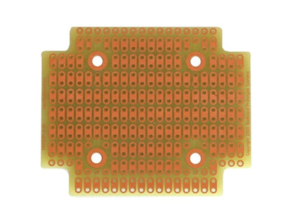 BPS Busboard PR1593P 2-HOLE Strip Protoboard for Hammond 1593P Enclosure, Single-Sided, 49mm x 60mm (1.93" x 2.35")