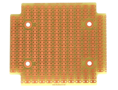 BPS Busboard PR1593Q 2-HOLE Strip Protoboard for Hammond 1593Q Enclosure, Single-Sided, 62mm x 69mm (2.43" x 2.72")