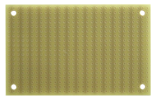 BPS Busboard PR2H1 PROTOBOARD-2H Size 1, Single-Sided, 2-HOLE Strips, 4 Mounting Holes, 50mm x 80mm (1.97" x 3.15")