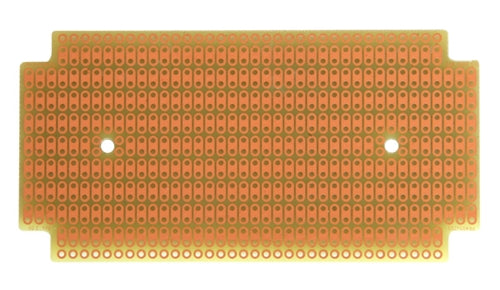BPS Busboard PR1590B 2-HOLE Strip Protoboard for Hammond 1590B Enclosure, Single-Sided, 52mm x 103mm (2.05" x 4.05")