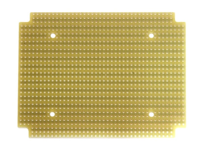 BPS Busboard PR1590BB 2-HOLE Strip Protoboard for Hammond 1590BB Enclosure, Single-Sided, 81mm x 108mm (3.20" x 4.25")