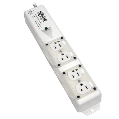 Tripplite PS-406-HGULTRA Medical-Grade Power Bar 6' Cord 4x 15A Hospital-Grade Outlets, UL60601-1