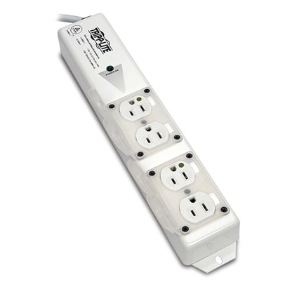 Tripplite PS-415-HGULTRA Power Bar, Medical Grade with 4 15A Hospital-Grade Outlets, 15' Cord and Outlet Covers