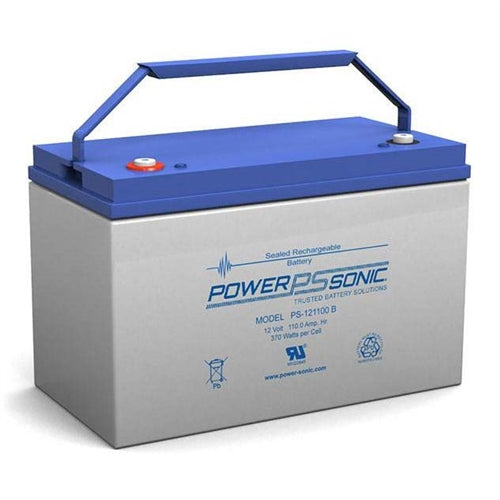 Powersonic PS-121100B 12V 110Ah SLA Battery, M8 Threaded Insert