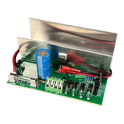 Labco DC Power Supply Board 6V/12/24V 3A PS243F 2-24V Adjustable , ** AC Transformer Required **
