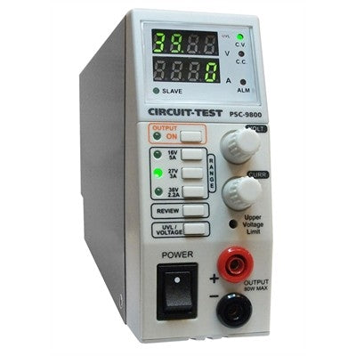Circuit-Test PSC-9800 Constant Power Switching Power Supply 80 Watt 0-16V@5A, 0-27V@3A or 0-36V@2.2A