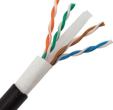 PSI Data PSI-6EODB Cat6e Outdoor Waterblock Unshielded Twisted Pair Cable 4PR/23AWG (Sold by 305 MTR Box)