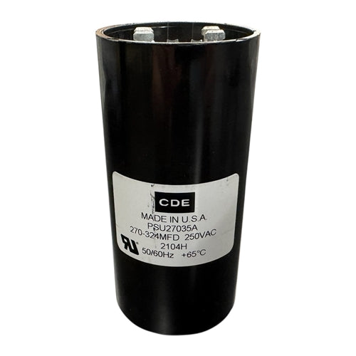 Cornell-Dubilier PSU27035A Motor Start Capacitor 270uF to 324uF 250VAC ** Temporary Duty Cycle Applications Only **