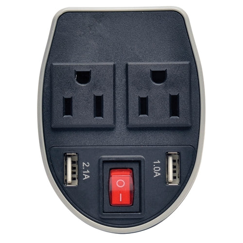 Tripplite PV200CUSB 200W Inverter with USB Charger, Fits in the Cup Holder
