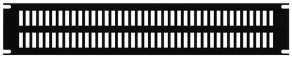 Hammond PVSA19001BK 19" Vented Rack Panel, Black 1.75"H (1U)