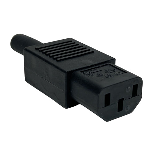 Bulgin PX0587 Straight Female Inline IEC C13 Power Connector, 10A@250VAC, Screw Terminals, UL/CSA