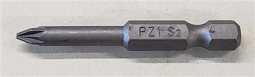 Proskit PZ1X1-15/16 #1 Pozidrive Bit 1/4" Hex Drive, for Assembly of Neutrik Speakon / Powercon Connectors