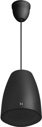 TOA Q-PE-304BK Pendant Speaker, 2-WAY, 8 Ohm, 70V/100V, Black