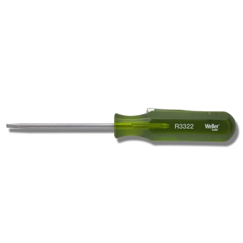Xcelite R3322N Slotted Screwdriver 3/32" (2" Shaft), with Pocket Clip