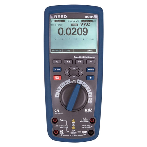 REED R5005 True RMS Industrial Multimeter with Bluetooth