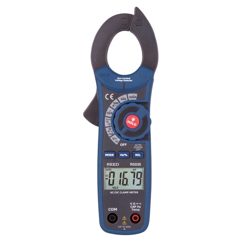 REED R5030 500A True RMS AC/DC Clamp Meter with NCV