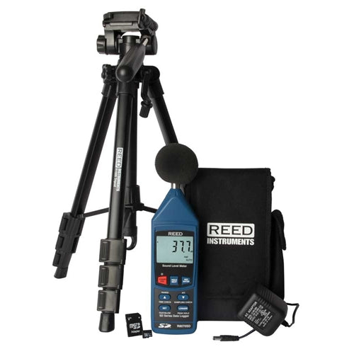 REED R8070SD-KIT2 Data Logging Sound Meter with Tripod, SD Card and Power Adapter