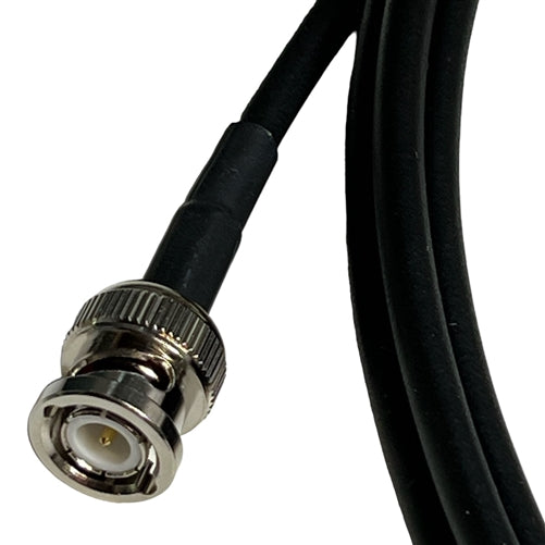 Phantom Cables RF195BNCMM-10 50 Ohm Low Loss Premium Patch Cable, BNC Male to BNC Male, RF195 Double Shield, 10-FOOT