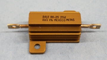 Vishay RH02510R00FE02 10 Ohm 25 Watt 1% Wirewound Resistor, Aluminum Heatsink, Military: 10R 10ohm 25W