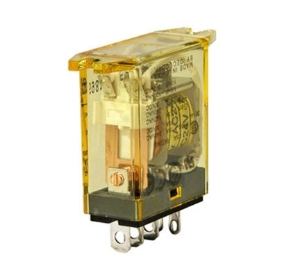 IDEC RH1B-UTAC24V Flange Mount Relay 24VAC SPDT 5 Pin, Res: 10A@240VAC/30VDC, Gen: 7.5A@120VAC, 7A@240VAC/30VDC, CSA