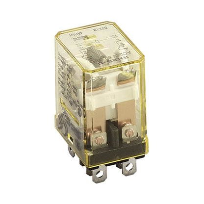 IDEC RH2B-UAC24V Relay 24VAC DPDT 8 Pin, Res: 10A@240VAC/30VDC, Gen: 7.5A@120VAC/30VDC, 7A@240VAC, CSA