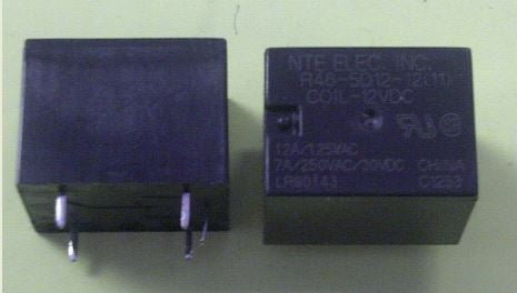 CIT J107F1CS1212VDC.36 12VDC PCB Relay SPDT 12A@125VAC/28VDC