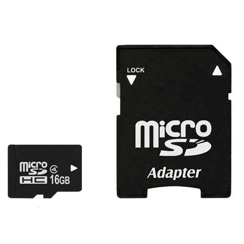 REED RSD-16GB Micro SD Memory Card w/Adapter, 16GB