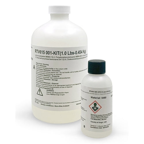 MG Chemicals RTV615-1G 2-PART RTV Silicone for Potting, Optically Clear, Requires SS4120-1P Primer