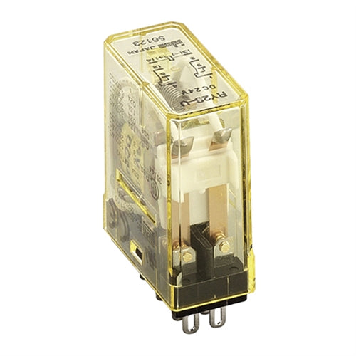 IDEC RY2S-UAC24V Relay 24VAC DPDT 8 Pin, Res: 3a@120-240VAC/30VDC, Gen: 1.5A@120VAC/30VDC, 0.8A@240VAC