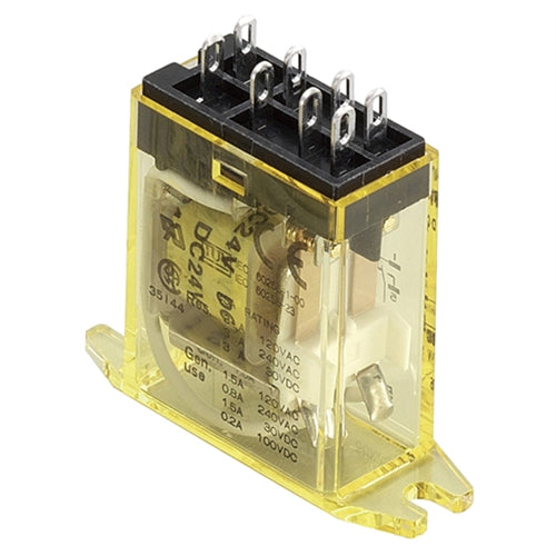 IDEC RY2S-UTAC120V Flange Mount Relay 120VAC DPDT 8 Pin, Res: 3a@120-240VAC/30VDC, Gen: 1.5A@120VAC/30VDC, 0.8A@240VAC