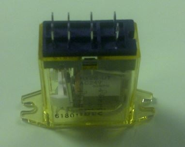 IDEC RY2S-UTAC24V Flange Mount Relay 24VAC DPDT 8 Pin, Res : 3a@120-240VAC/30VDC, Gen: 1.5A@120VAC/30VDC, 0.8A@240VAC