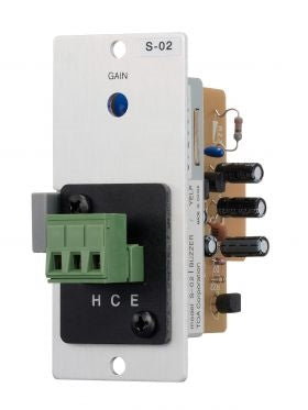 TOA S-02S Buzzer/Yelp/Signal Module, Terminal Block, 900 Series Module