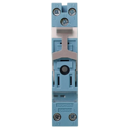 Releco S10 Relay Base / Socket SPDT 5 Pin, DIN Rail or Panel Mount, 10A@250V