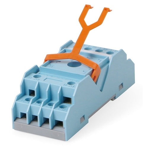 Releco S4-J Relay Base / Socket 4PDT 14 Pin, DIN Rail or Panel Mount, with Hold Down Clip, 10A@250V