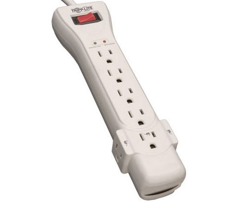 Tripplite SUPER7 Surge Protector 7 Outlet 7' Right Angle Cord