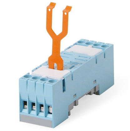 Releco S7-C Relay Base / Socket DPDT 8 Pin, DIN Rail or Panel Mount, with Hold Down Clip, 10A@250V