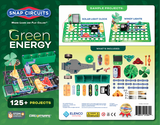 Elenco SCG225 Snap Circuits Green Energy