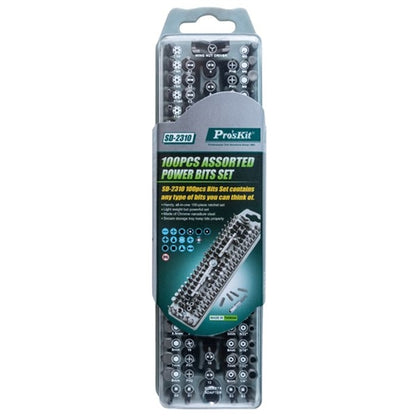 Proskit SD-2310 100-Piece Assorted Power Bit Set