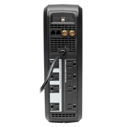 Tripplite SMART1000LCD UPS 1000VA 500W 8 Outlets Tel/DSL, Rack Mount Ears Not Included or Compatible with This Model