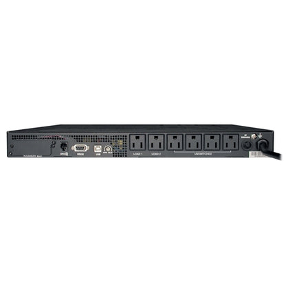 Tripplite SMART1000RM1U Line-Interactive Sine Wave 1U UPS 120V 1KVA 800W, USB, DB9, 6 Outlets