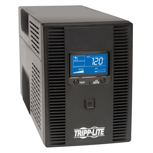 Tripplite SMART1500LCDT LCD Tower UPS 1500VA 900W 1O Outlets Line Interactive Sine Wave